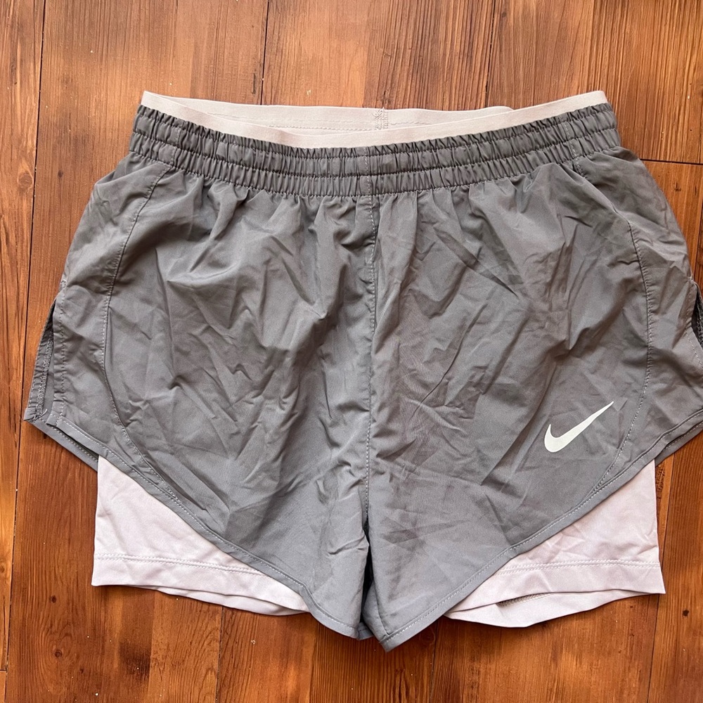 Nike Dri Fit Gray Running Shorts